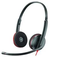 Наушники с микрофоном Plantronics Blackwire C3220-A черные, USB