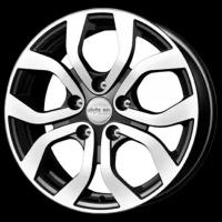 Колесный диск КС704 (Terrano SN) 6,5x16/5x114,3 D66,1 ET50 алмаз чёрный