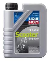 Моторное масло 2-х тактное Liqui Moly Motorrad Scooter 2T Basic минеральное 1 л