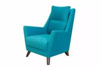 Кресло Hoff Патрик, 86х95х85 см, цвет бирюзовый