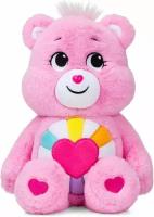 Плюшевый мишка Care Bears Hopeful Heart Bear Medium Plush, розовый, 35см