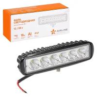 Фара светодиодная прямоугольная, 6 LED рассеянный свет, 18W (157х42х40) 12/24V (ALED005)