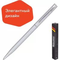 Ручка подарочная шариковая Brauberg Delicate Silver 0,7 мм синяя 141401 (3)