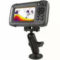 RAM-B-101-LO12 крепление RAM для LOWRANCE Hook серий, муфта средняя 95 мм, шары 25 мм (1