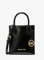 Сумка Michael Kors черная мини кросс-боди с плечевым ремнем и двумя ручками