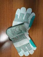Перчатки защитные рабочие спилковые, комбинированные, усиленные