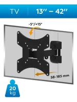 Настенное крепление (кронштейн) для LEDLCD телевизоров 13-42 TANGO-21