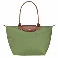 Сумка Longchamp Le Pliage через плечо, зеленая