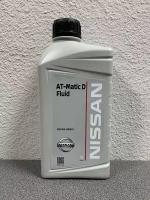 Масло трансмиссионное Nissan AT-MATIC D Fluid, 1 л