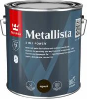 Краска для металла по ржавчине 3в1 Metallista TIKKURILA 2,5 л черная