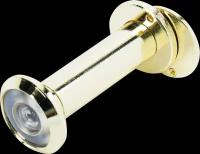 Глазок дверной Fuaro DVZ2 16х60-100 мм пластик цвет золото