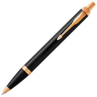 Ручка шариковая Parker IM Core Black Lacquer GT с позолотой 1931666/142533 (1)