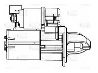 Стартер Hyundai Solaris (10-)/KIA Rio (11-) 1.4i/1.6i (с 2012 года) (Z=11) 0,9кВт STARTVOLT LSt 0811