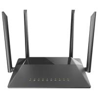 Wi-Fi роутер D-Link DIR-825/RU/R1, 802.11ac 1167 мбит/с черный