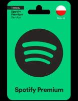 Подписка Spotify Premium на 1 месяц / Код активации Спотифай Премиум / Подарочная карта / Gift Card (Польша)