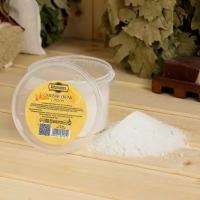Солевой скраб из белой каменной соли с мёдом - 550 гр. (цвет не указан)