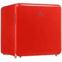 Однодверный мини холодильник компактный (гарантия целости!), красный, GoodsMart, 1 шт