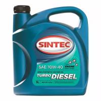 Моторное масло Sintec Turbo Diesel 10W40 полусинтетическое 5л