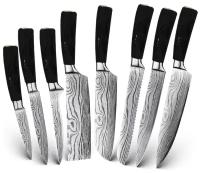 Набор кухонных ножей Spetime 8-Pieces Kitchen Knife Set 8 BL03KN8 (Black)