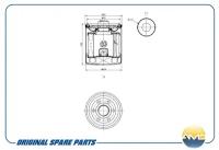 Фильтр масляный Amd AMD.FL14