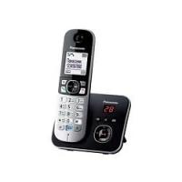 Panasonic KX-TG6821RUB (черный) {Беспроводной DECT,автоответчик,определитель номера,телефонный справочник 120 зап.}