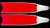 Лопасти Leaderfins Neon Red Ice (стеклотекстолит) красные, с красной отбортовкой, без наклейки, 20°
