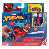 Игрушка Hasbro Epic Hero Series Человек-паук на мотоцикле F6899