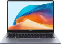 Ноутбук Huawei MateBook D 14 MDF-X Core i5 1240P 8Gb SSD512Gb Intel Iris Xe graphics 14 IPS FHD (1920x1080) Windows 11 Home grey space WiFi BT Cam (53013TCF)