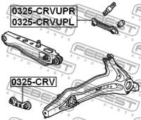 Тяга задняя верхняя левая, 0325CRVUPL FEBEST 0325-CRVUPL
