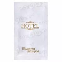 Шампунь одноразовый 10 мл к-т 500 шт HOTEL саше флоупак 2000111 608053 (1)