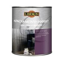Liberon Акриловая краска для дерева металл-эффект 1л серебро