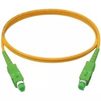 Патч-корд оптический (optic patch cord) SC/APC-SC/APC SM 9/125мкм одномодовый (simplex) 10 метров