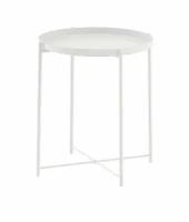 Журнальный стол, Приставной столик IKEA GLADOM белый