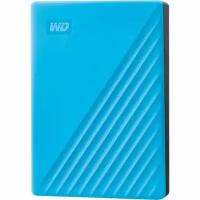 Внешний жесткий диск Western Digital My Passport 4Tb (WDBPKJ0040BBL-WESN) голубой