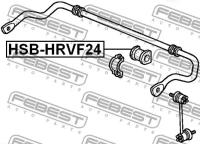 втулка передн.стаб.D24.2 Honda HR-V GH1/GH2/GH3/G, HSBHRVF24 FEBEST HSB-HRVF24