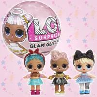 Кукла ЛОЛ Сюрприз серия Glam Glitter Гламурный Блеск