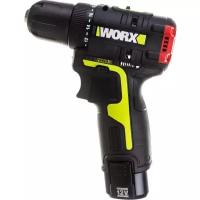 WORX Professional Аккумуляторная бесщеточная дрель-шуруповерт 12В, 40Нм, 2Ач х2, ЗУ 1.5 Ач, сумка WU130X