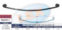 LEX RS67211 Рессора 3-x ист. задн. - верx ист с с/б(коренной) Transit V347 RWD/DWD 430E (76-694-674x11,5)