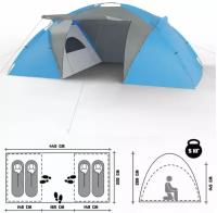 Туристическая палатка Lanyu 1699,4 местная, четырехместная палатка, кемпинговая, тент для рыбалки, шатер для похода