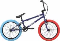 Велосипед Stark Madness BMX 1 (2024) (Велосипед Stark'24 Madness BMX 1 темно-синий матовый/серебристый/синий, красный, HQ-0014140)