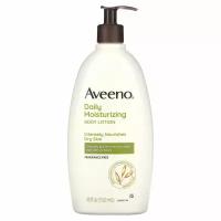 Aveeno, увлажняющий лосьон для ежедневного применения, без отдушки, 532 мл (18 жидк. унций)