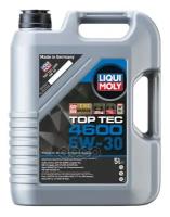 LIQUI MOLY Нс-Синтетическое Моторное Масло Top Tec 4600 5W-30 Sn C2/C3 5Л