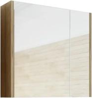 Зеркальный шкаф 74,8x72 см швейцарский вяз L Sanflor Ларго H0000000043