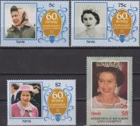 Почтовые марки Сент-Китс и Невис 1986г. 