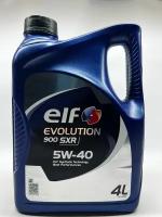 Elf Evolution 900 - Синтетическое моторное масло 5w40, 4 литра