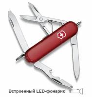 Нож-брелок Victorinox Classic Midnite Manager, 58 мм, 10 функций,, 0.6366