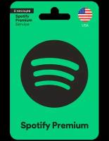 Подписка Spotify Premium на 6 месяцев / Код активации Спотифай Премиум / Подарочная карта / Gift Card (США)