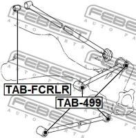 Сайленблок задней тяги TAB499, TAB499 FEBEST TAB-499