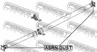 Крестовина карданного вала 19X55.5, ASRNDUST FEBEST ASRN-DUST