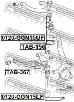 Сайленблок передний нижнего рычага FEBEST TAB367